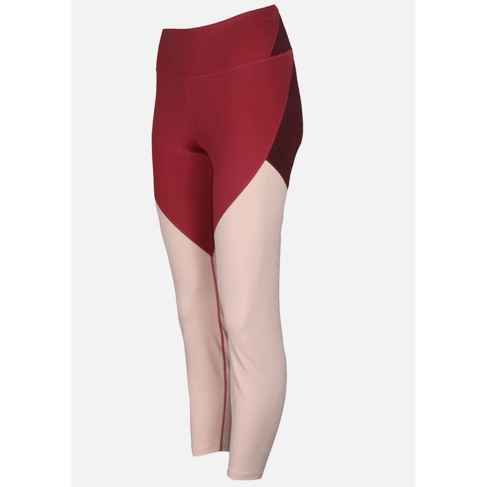 Nike Women's Plus Size Color Block Leggings Pants Pink Burgundy NEW Size 3X - Picture 4 of 5